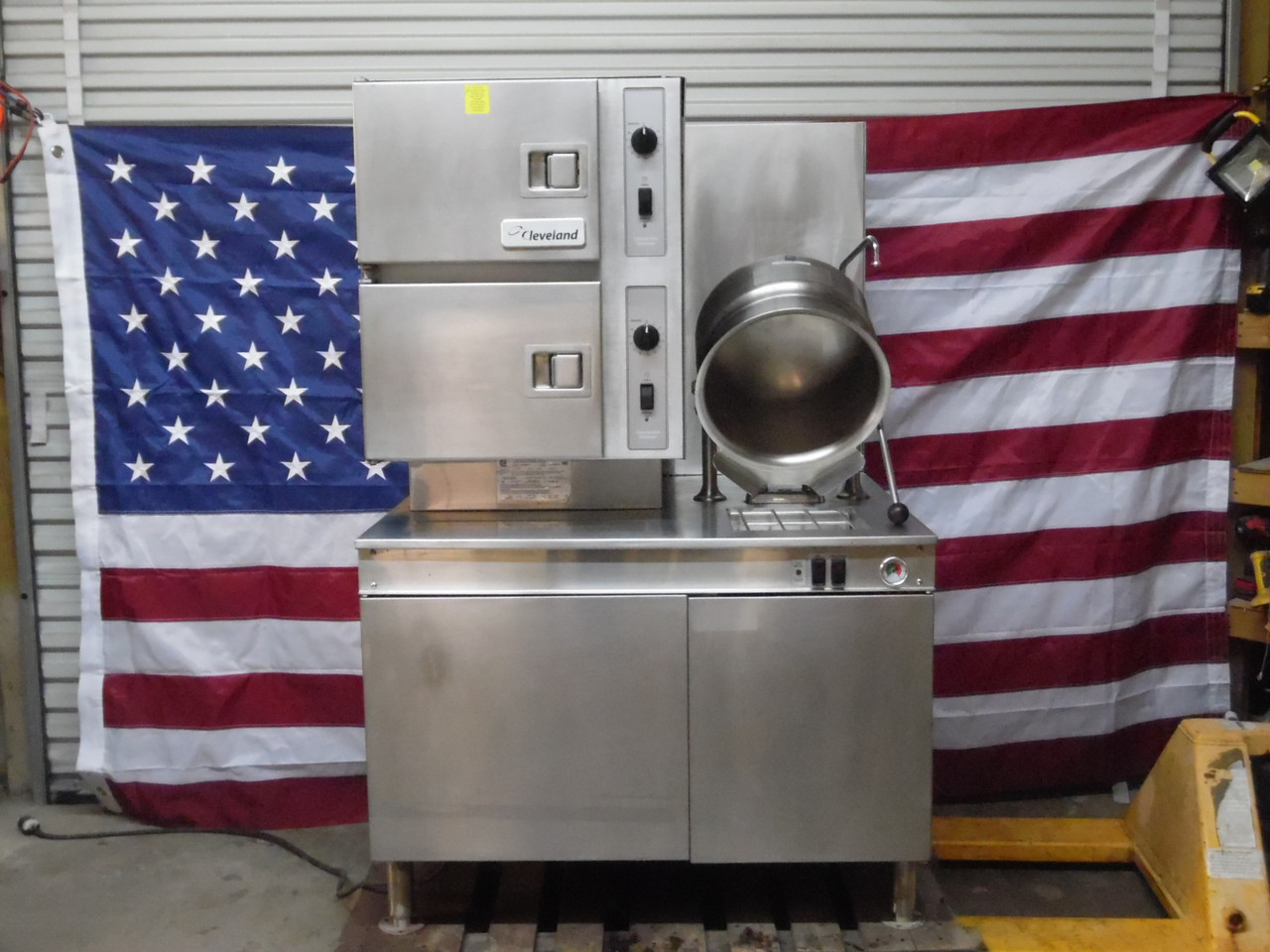 Cleveland Steamer Kettle Combination Cabinet Oven Seafood & Vegetable