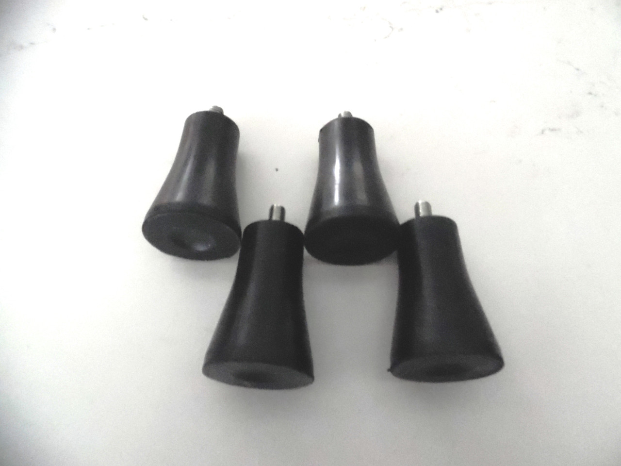 Biro Rubber Feet Set with M*8 Threaded Stud Z9P1E Set of 4