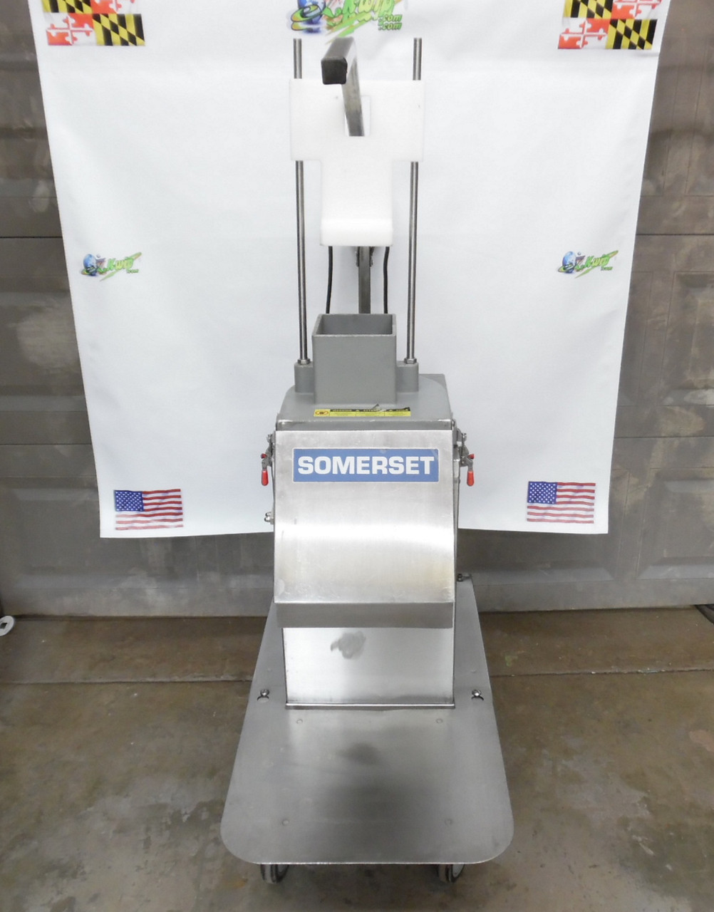 Somerset SCS-150 Heavy Duty SS 20 Inch Cheese Cutting Shredder Machine with 3/16 Inch Blade