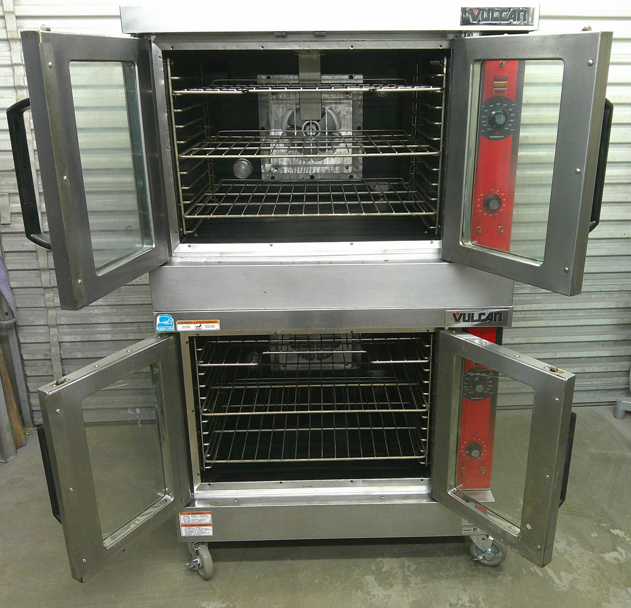 Vulcan Gas Double Deck Full Size Convection Ovens VC4GD-10