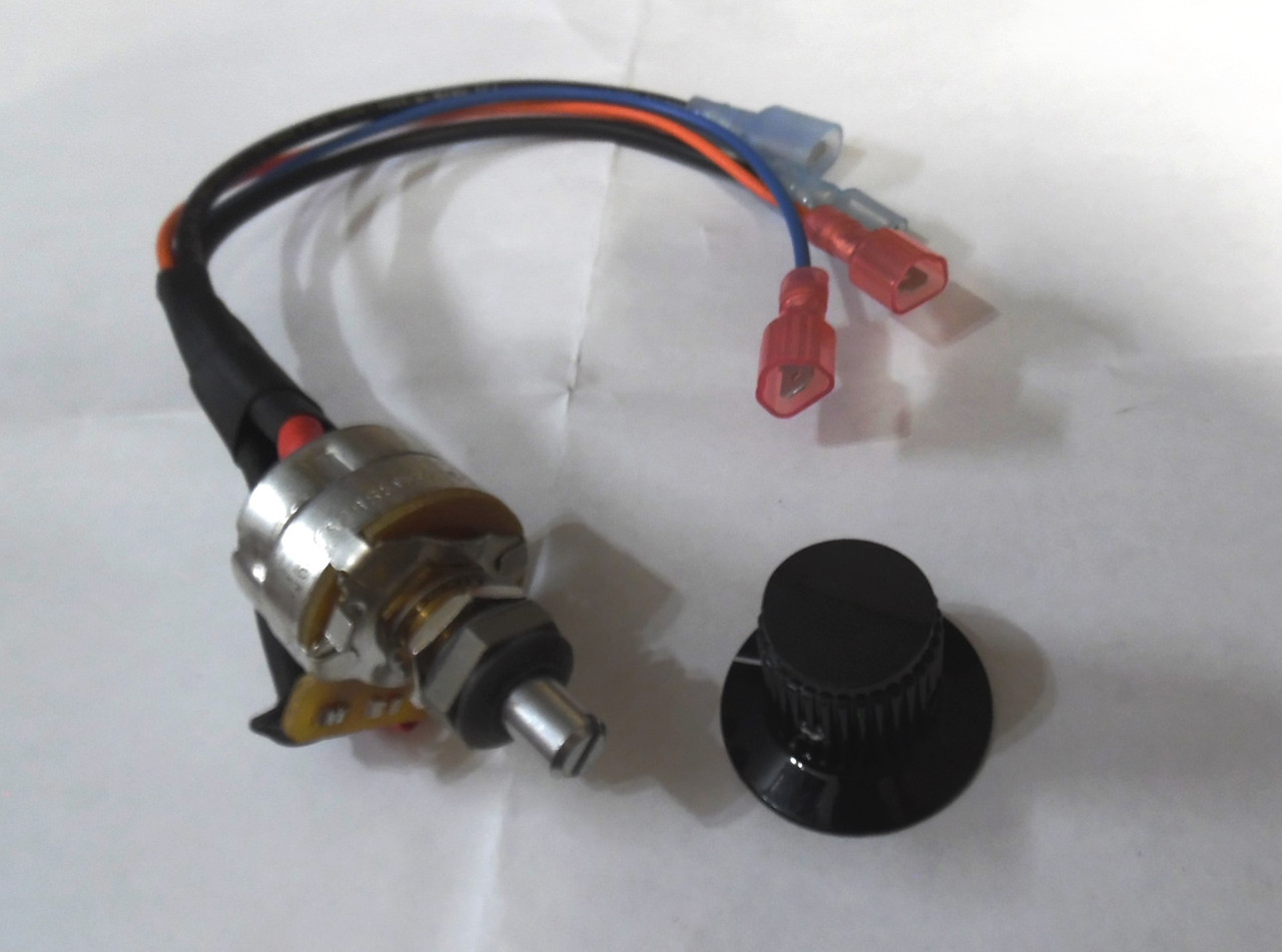 Cleveland SE00114-WH On/Off Switch Pot with Wiring Harness & Knob