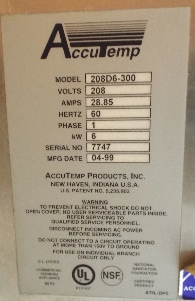 Accutemp Electric Steam N Hold Steamer Oven With Stand