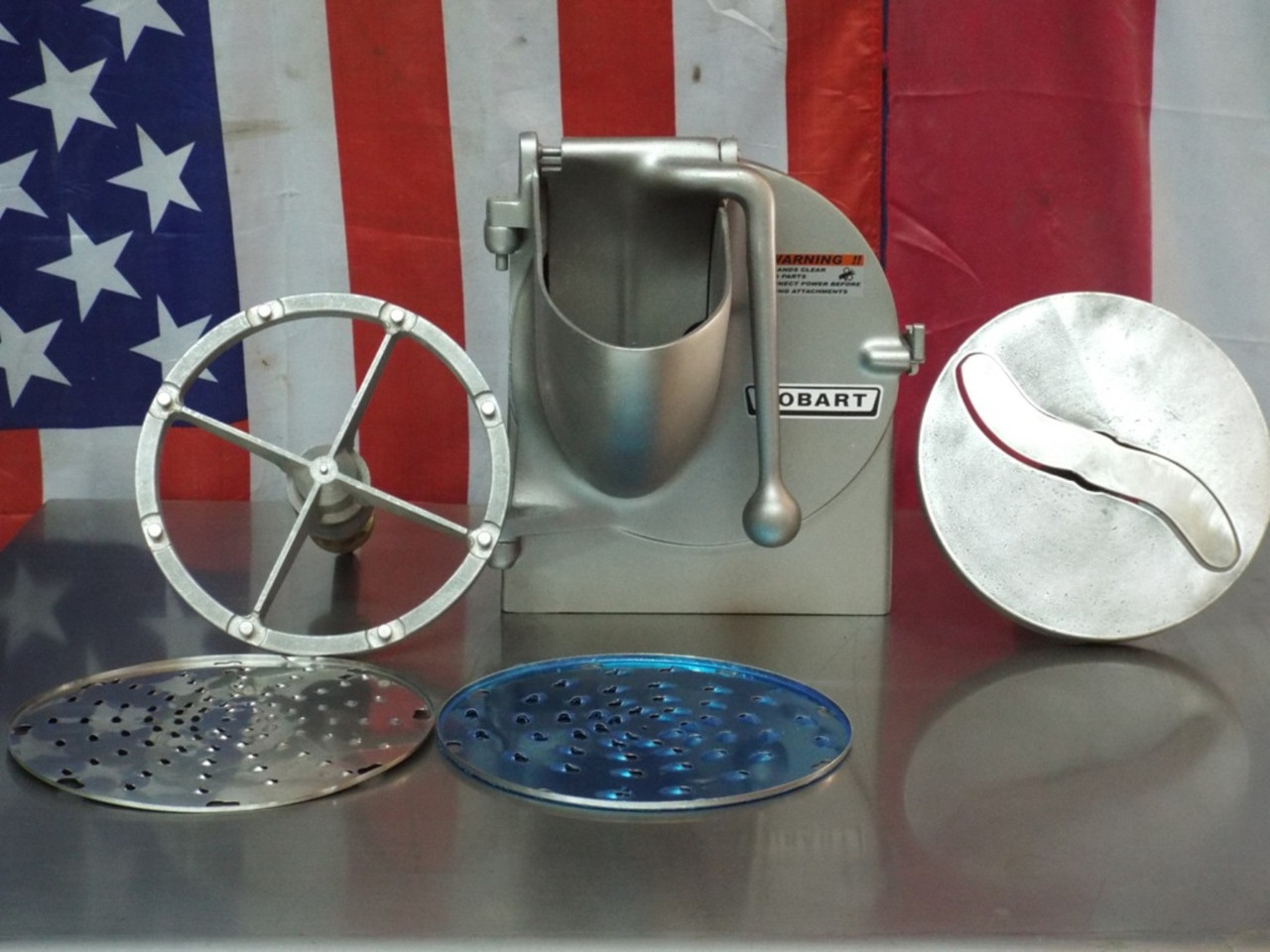 Hobart Refurbished VS-9 #12 Grater Pelican Attachment with S Knife