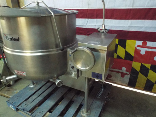Crown Steam Dlt 100 100 Gal Steam Kettle Manual Tilt 2 3 Jacket Direct Steam