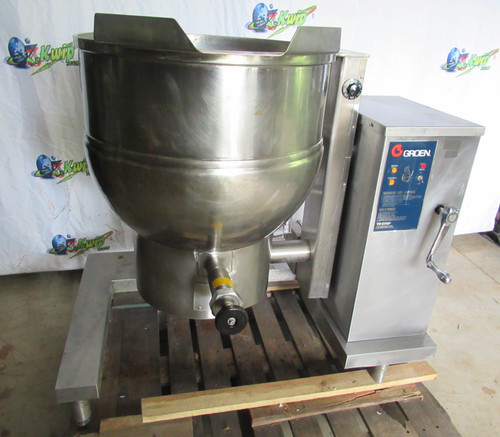 Cleveland KEL100T 100 Gal. Tilting Steam Kettle - 2/3 Steam Jacket - Globe  Equipment Company