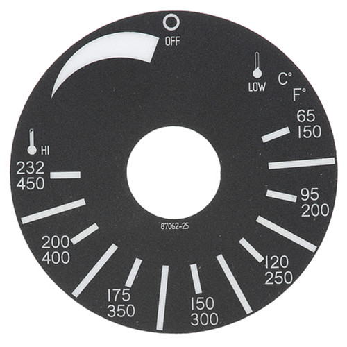 Apw Wyott 8002033 Decal Dial Plate