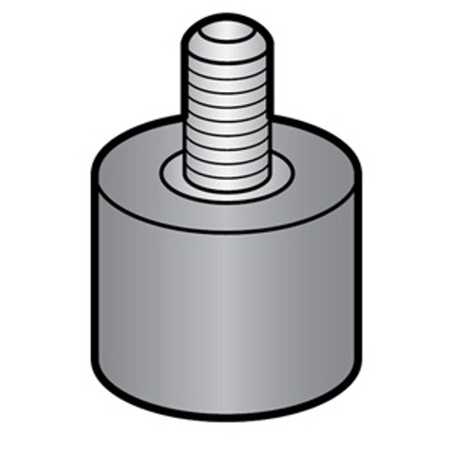 Hobart Rubber Support Foot with Threaded Stud   B-18682-1