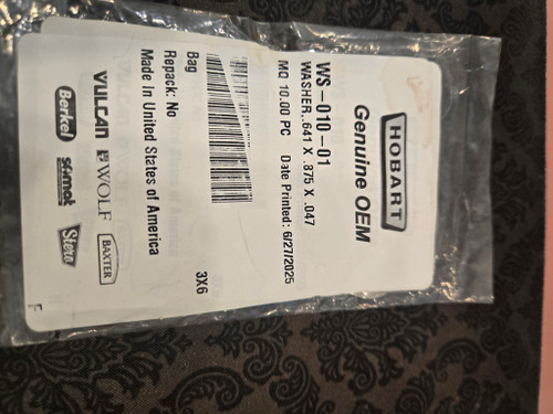 Hobart Washers WS-010-01
