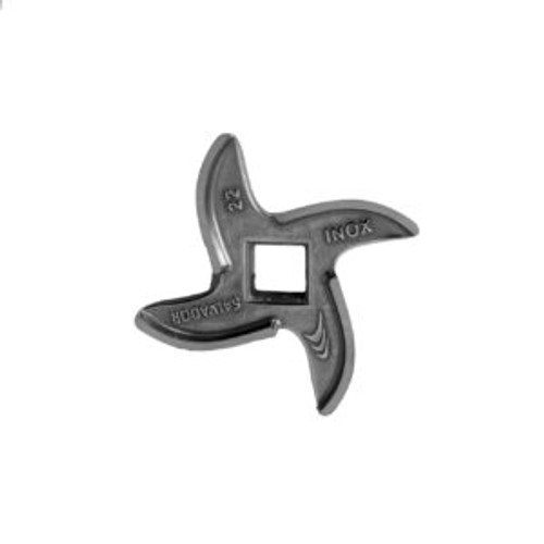 #32 KN SS Meat Grinder Knife Curved Blades