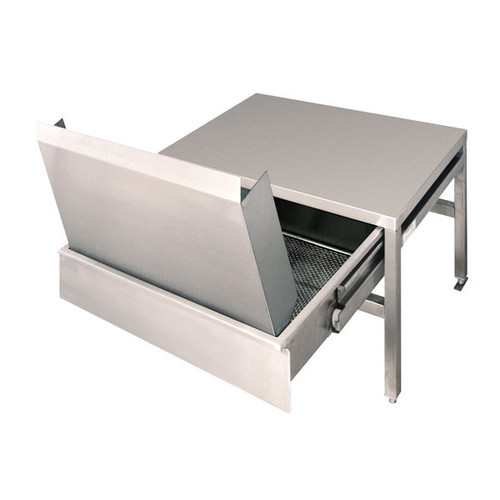 Cleveland ST28 28" x 21" Stainless Steel Equipment Stand with Drain Drawer
