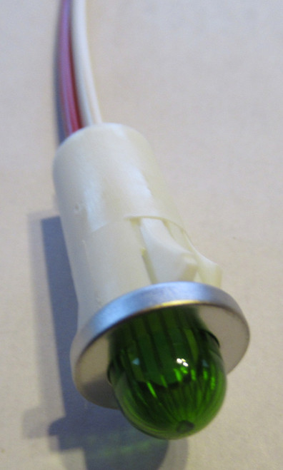 LED Panel Mount Indicators Green 6V