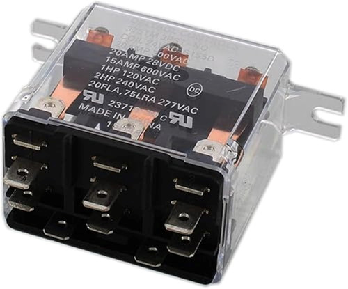 Jackson 5945-111-72-51 Relay, 130V, 3PDT, Top Mount