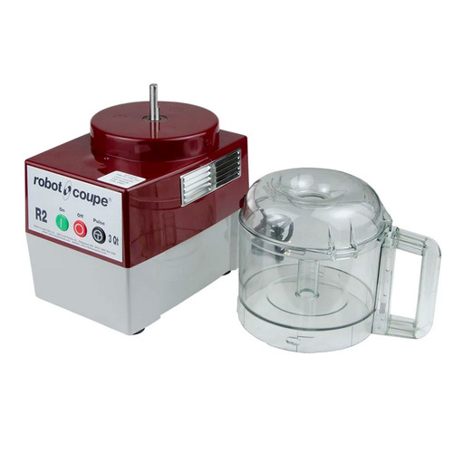 Open Box Robot Coupe R2NCLR Combination Food Processor with 3 Qt. / 3 Liter Clear Bowl