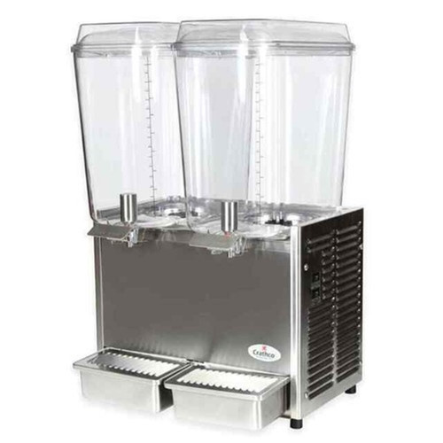 Crathco CS-2E/1D-16 Refrigerated Drink Dispenser 2 2/5 gal Bowls