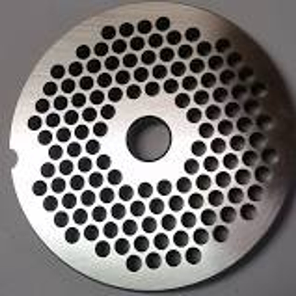 Hobart 12 Meat Grinder Plate Flat 3/16 6mm Hole 12 3/16 HBLS eZkwip Restaurant Equipment