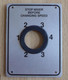 Hobart Mixers H600 P660 L800 Shifter Plate with Grommet 12430-218