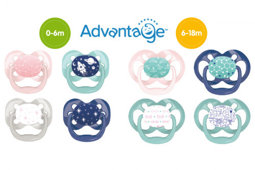 Dr brown's chupete silicona advantage reversible 6-18 m