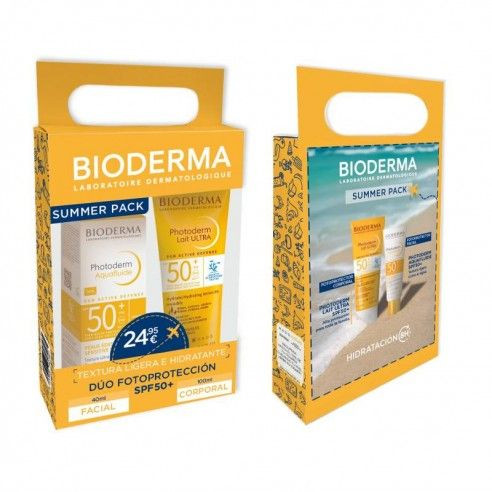 BIODERMA PHOTODERM PACK FLUID 40ML + LECHE 100ML