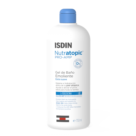 Nutratopic pro-amp gel de baño emoliente 750 mL