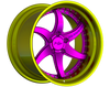 Pinku Style PS-Shinobi  2pc  Aluminum Forged Wheel 18" -  24"  4 set