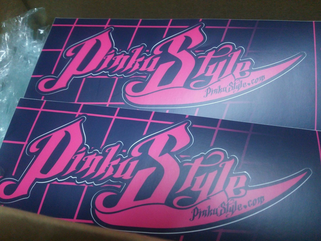 Pinku Style 01 Sticker Large Size Kiss Cut Set (2)