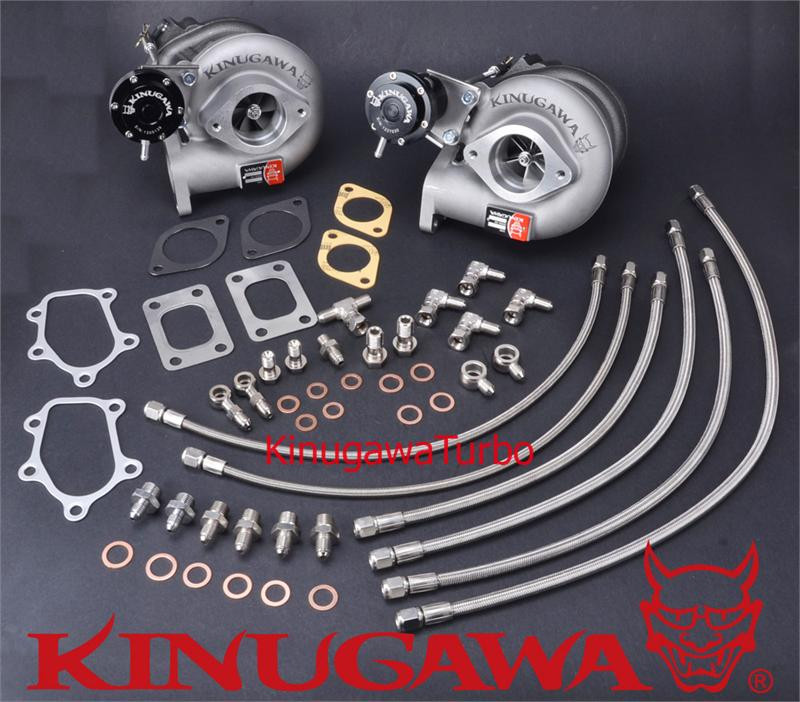 Kinugawa Twin Turbocharger Kit Bolt-On TD05H-16G Nissan Skyline GT-R RB26DETT