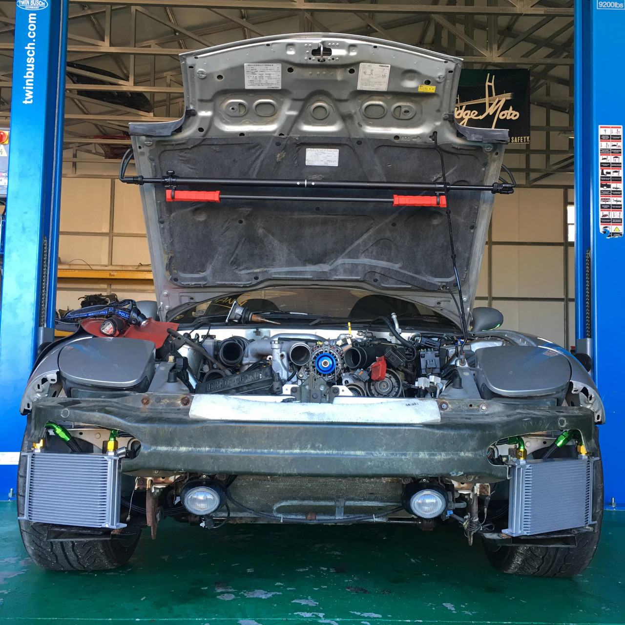 Touge Techniques 1992-2002 Mazda FD3S Single/Dual Oil Cooler Kit