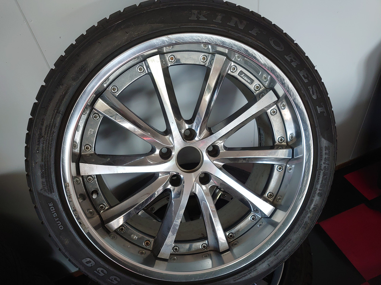 Weds Kranze Vishnu 19in 5x114.3  3 Wheels Only 