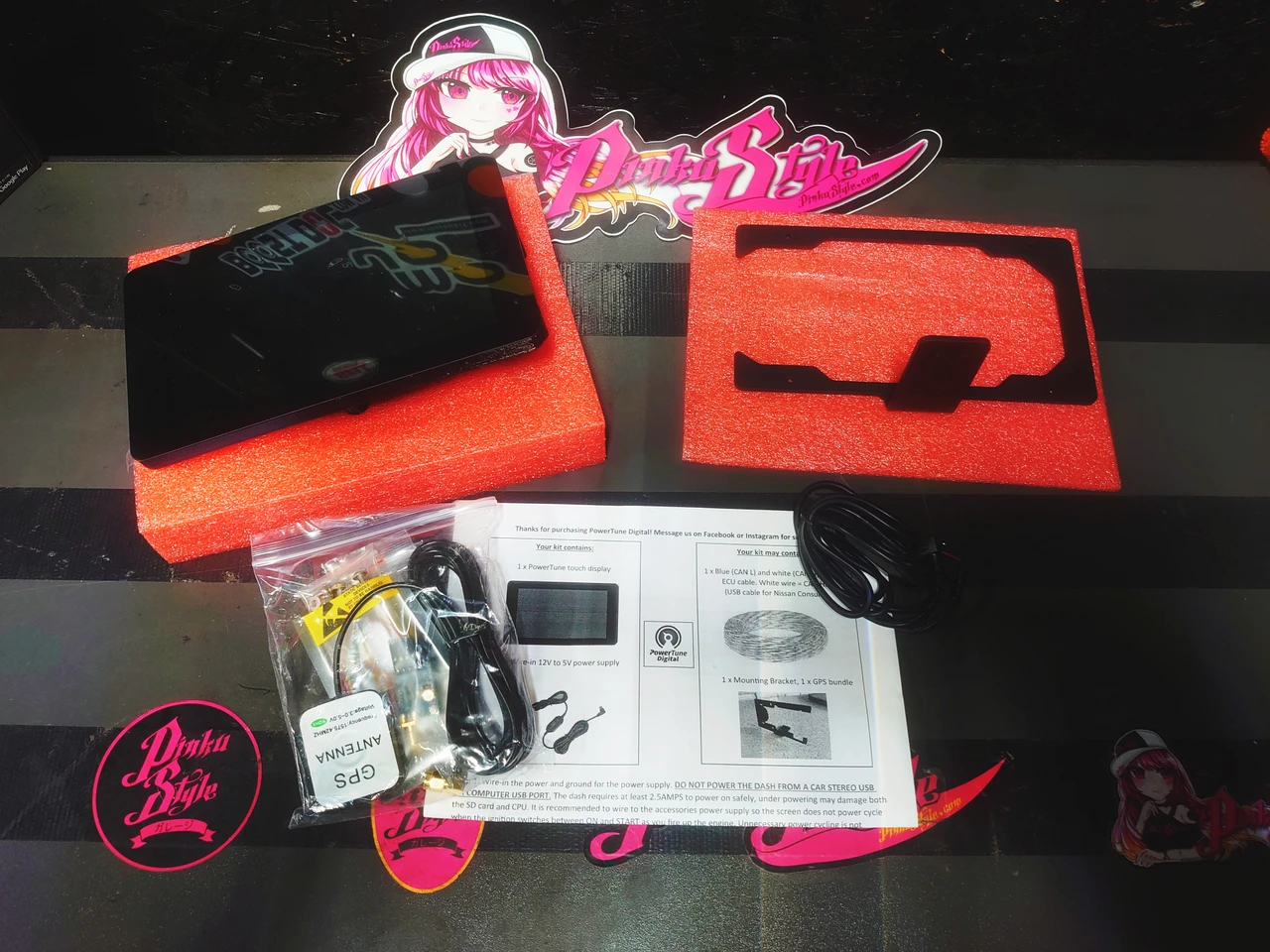 PowerTune Digital Dash 7" LCD  GPS 