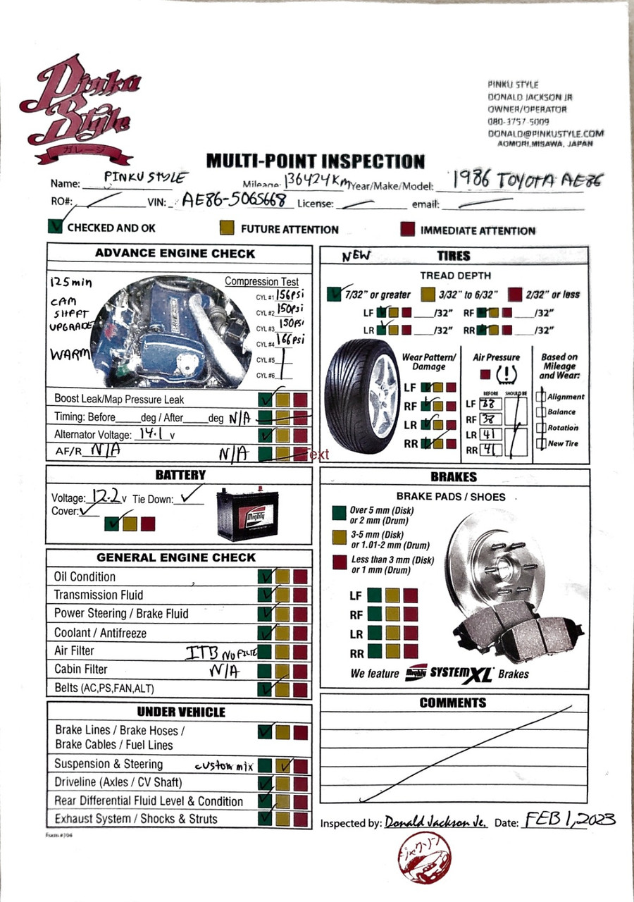 1985 Toyota Corolla AE86 Trueno Sprinter 