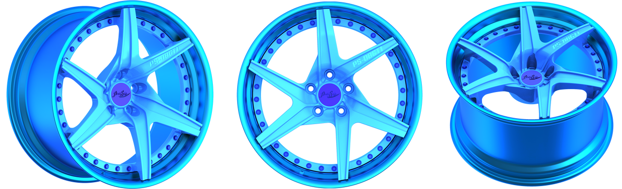 Pinku Style PS-DBGT1 2pc DuoBlock  Aluminum Forged Wheel 18" -  22"  4 set