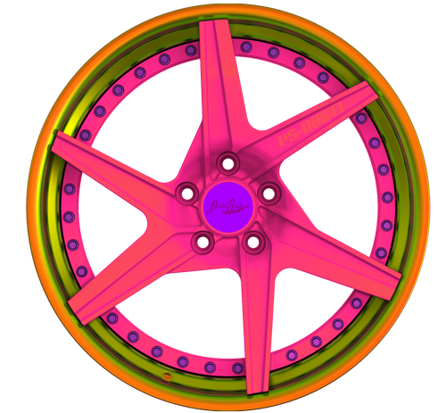 Pinku Style PS-DBGT1 2pc DuoBlock  Aluminum Forged Wheel 18" -  22"  4 set