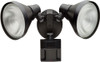 Defiant 180 Degree Black Motion-Sensing Outdoor Security Light