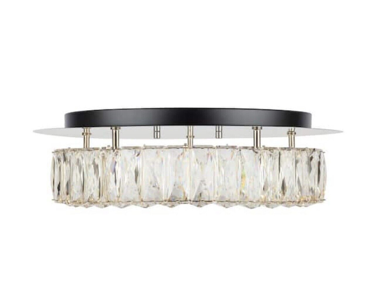 Home Decorators Collection
Keighley Crystal 17.5-in. Polished Chrome Integrated LED Flush Mount Kitchen Ceiling Light Fixture