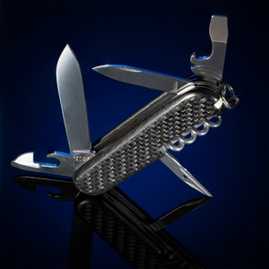 Swiss Army Knife Carbon Fiber Scales