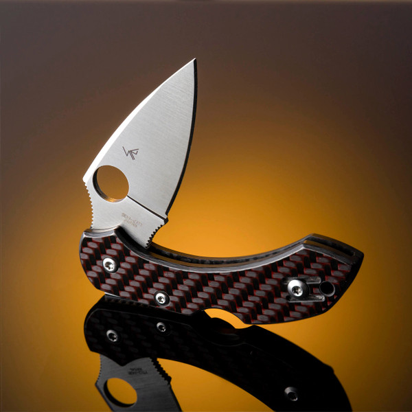 Spyderco Dragonfly 2 Carbon Fiber Scales Red