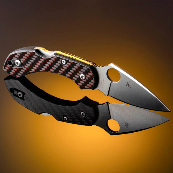 Spyderco Dragonfly 2 Carbon Fiber Scales Red