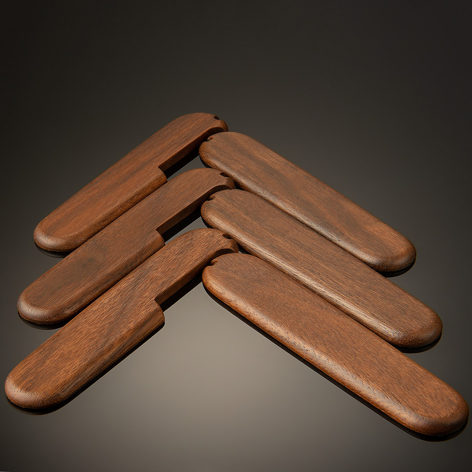 Swiss Army Knife Scales American Wallnut