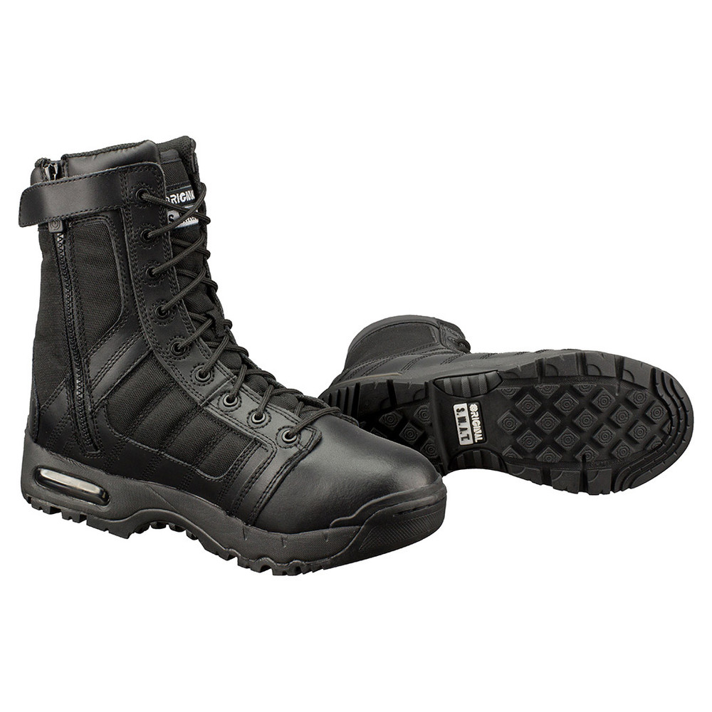 Original Swat Metro Air 9" Side-Zip Men's Tactical Boots Black 123201
