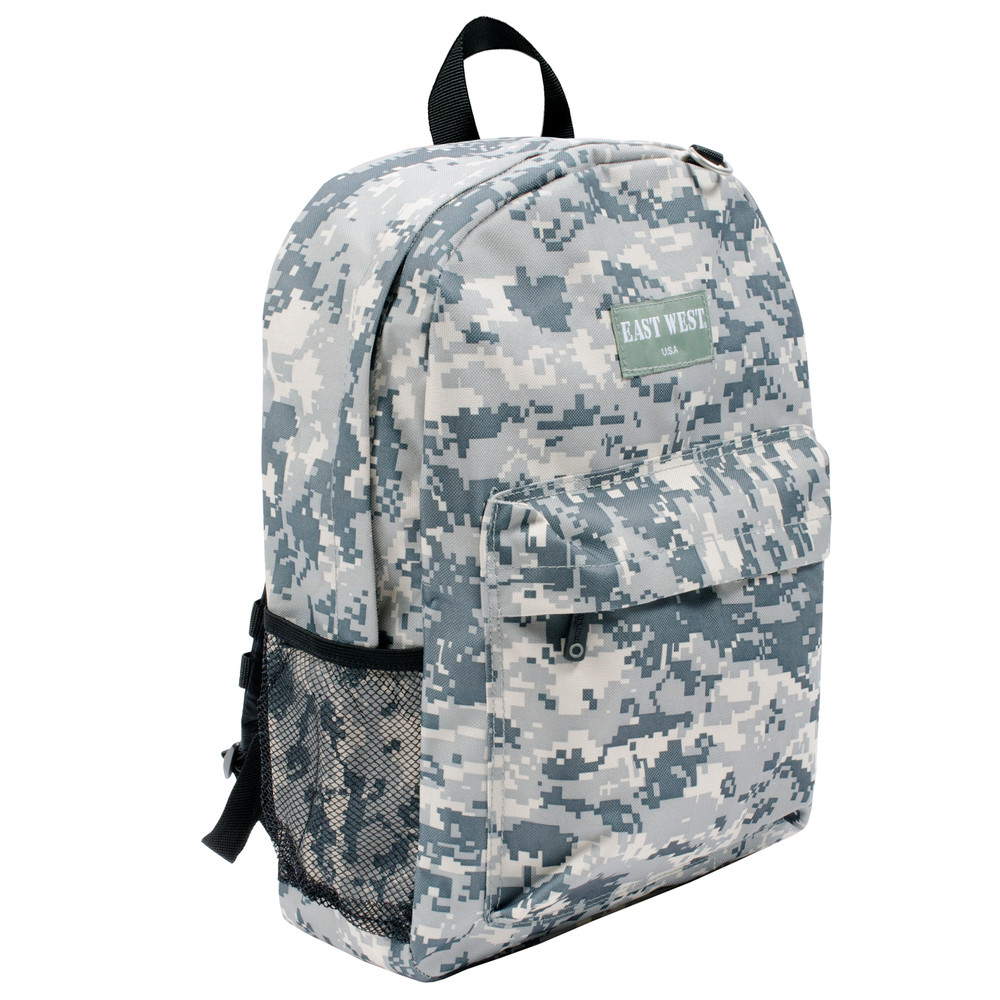 East West - U.S.A BC101S Digital Military Sports Backpack, Acu Camo