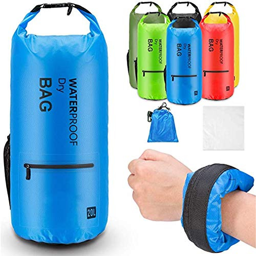 Waterproof Dry Bag Backpack for Kayaking, Hiking, Camping - 5L/10L/20L