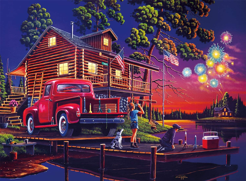 1000 Large Piece Jigsaw Puzzles Different Artwork Premium Quality