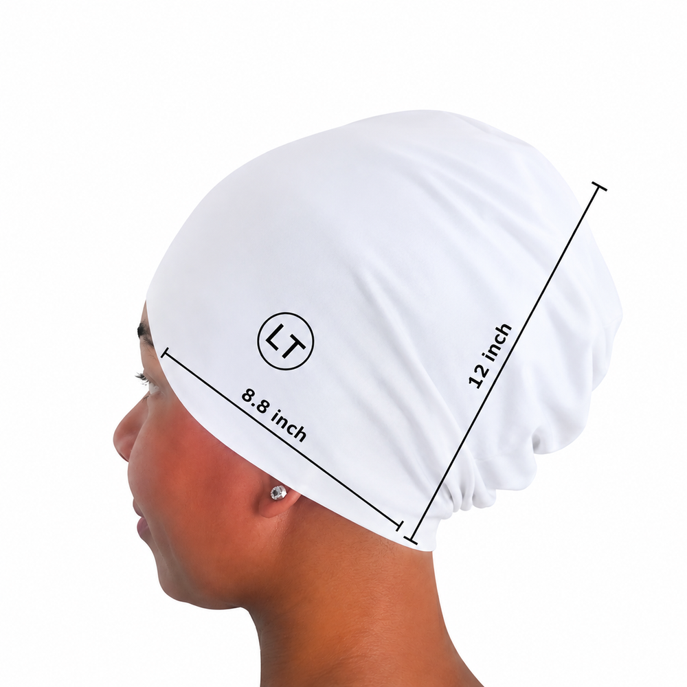 Extra Large Fitness Swim Cap for Long Hair Dreadlocks Braids Locs Silicone Swim Cap for Men and Women