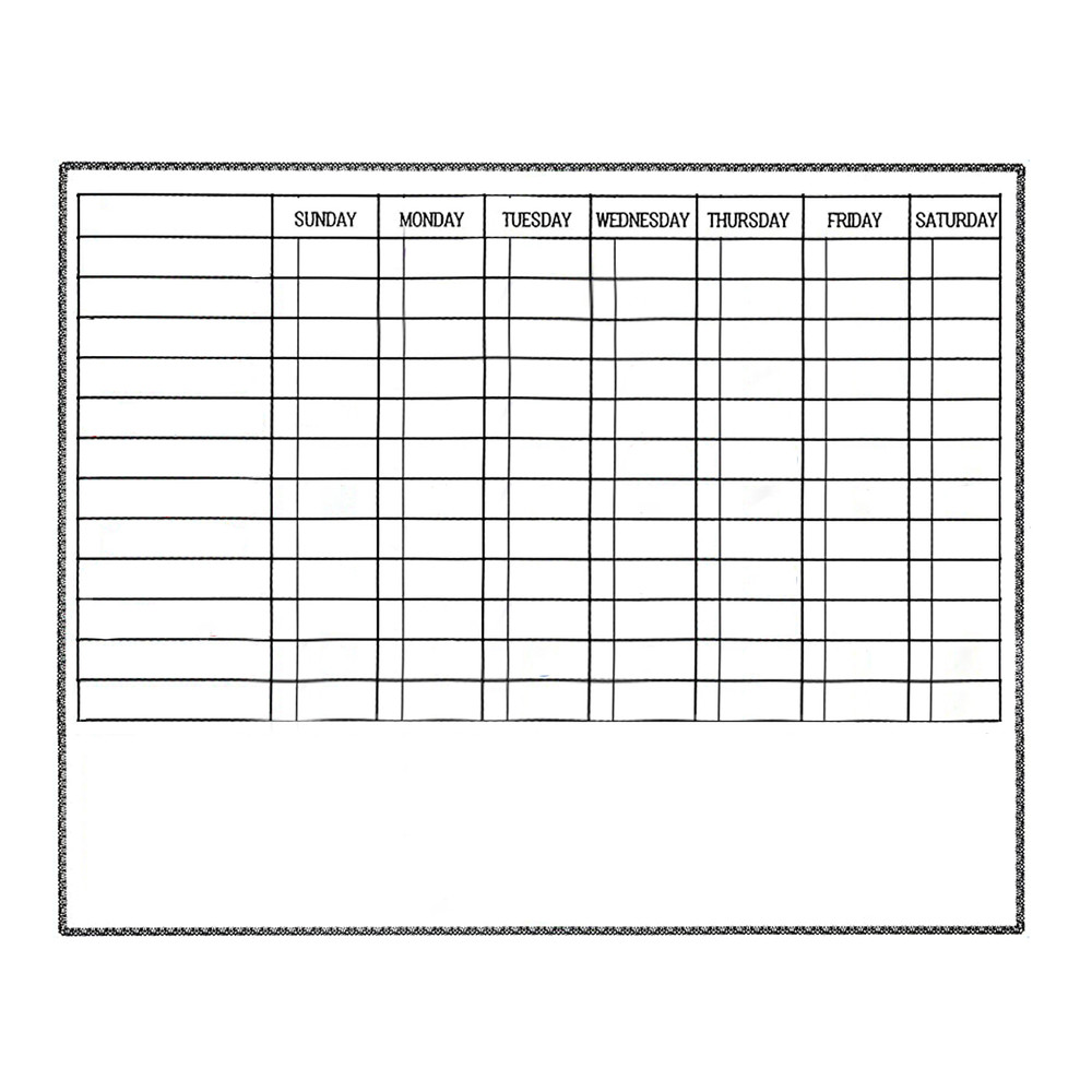 Magnetic Dry Erase Board For Kids Chores Whiteboard Weekly Chore Chart 17X20''
