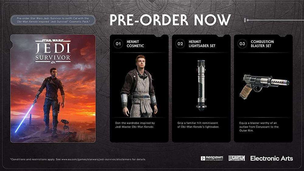 Refurbished Star Wars Jedi: Survivor Playstation 5 Video Game English EU Version Region Free