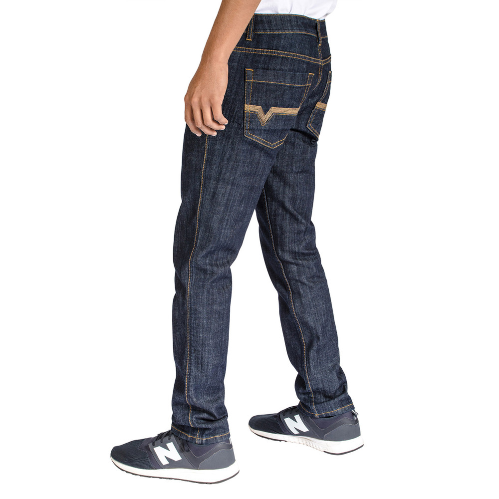 Alta Denim Men's Stretch Skinny Slim Fit 5-Pocket Fashion Jeans