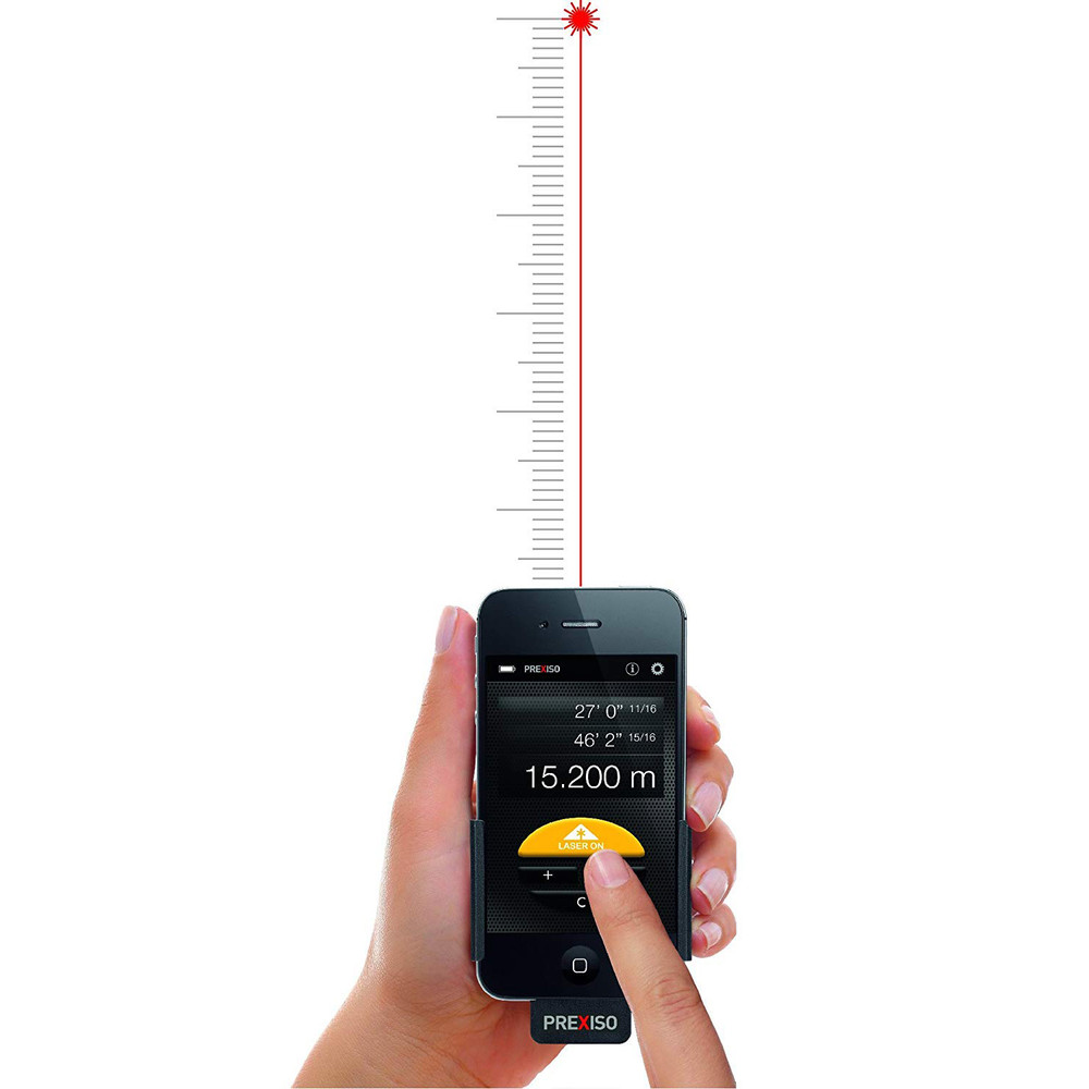 Prexiso iC4 Laser Distance Measuring Meter Tool Device for iPhone Accessory