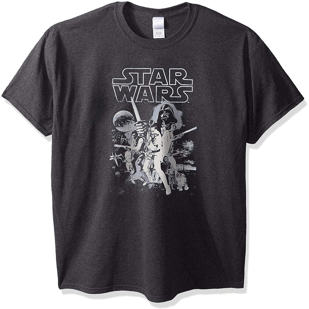 Star Wars Men's Official 'Poster' Design Performance Graphic Tee
