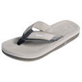 Islander Men Women All-Weather Comfortable Beach Flip-Flop Sandals Slippers - Grey - M7/W9