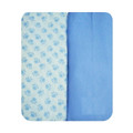 2-Pack Fitted Crib Sheet Set, 100% Jersey Knit Cotton, Soft Pack N Play Toddler Bed Mattress Sheets